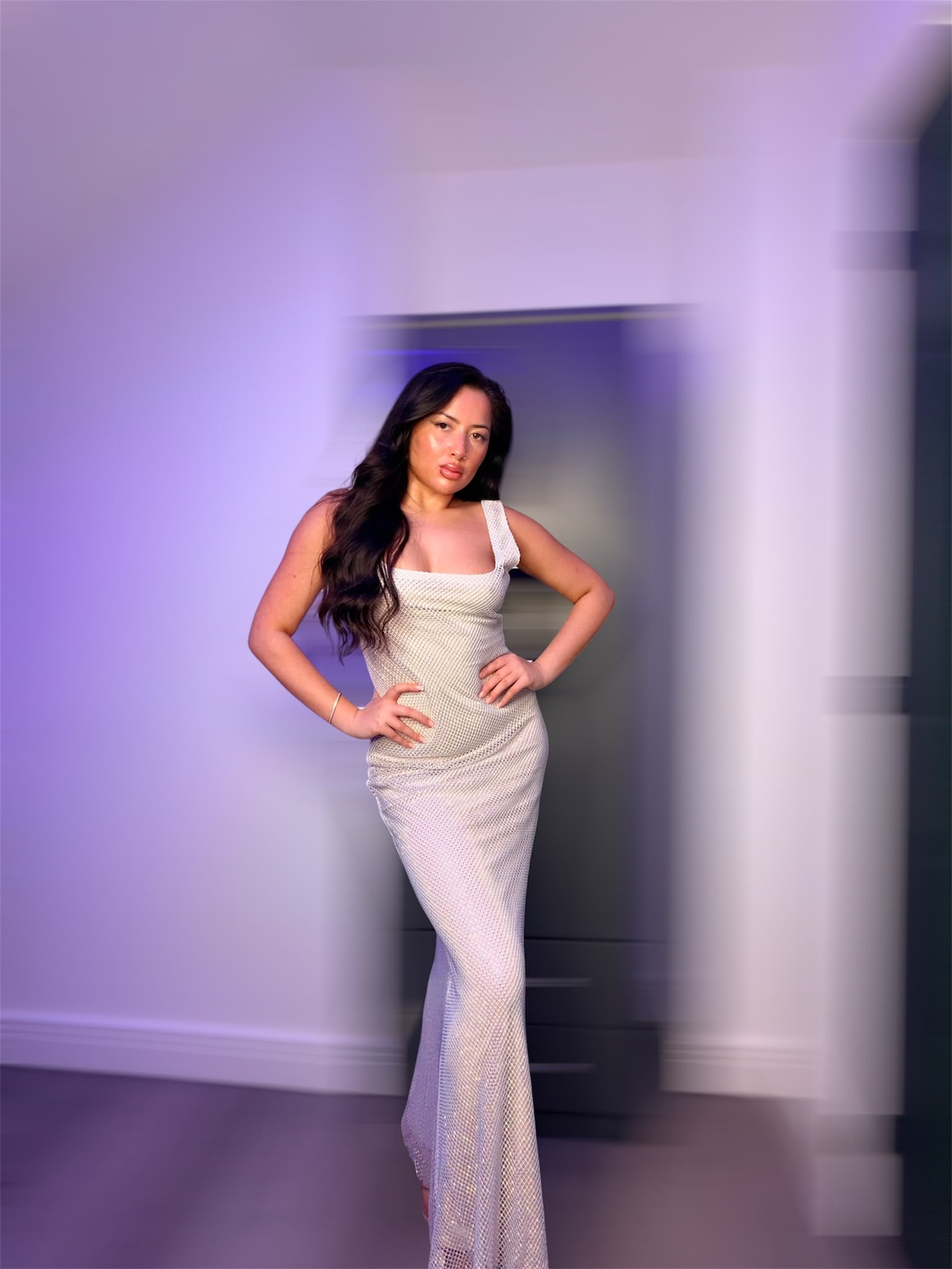 White Sleeveless Maxi Dress